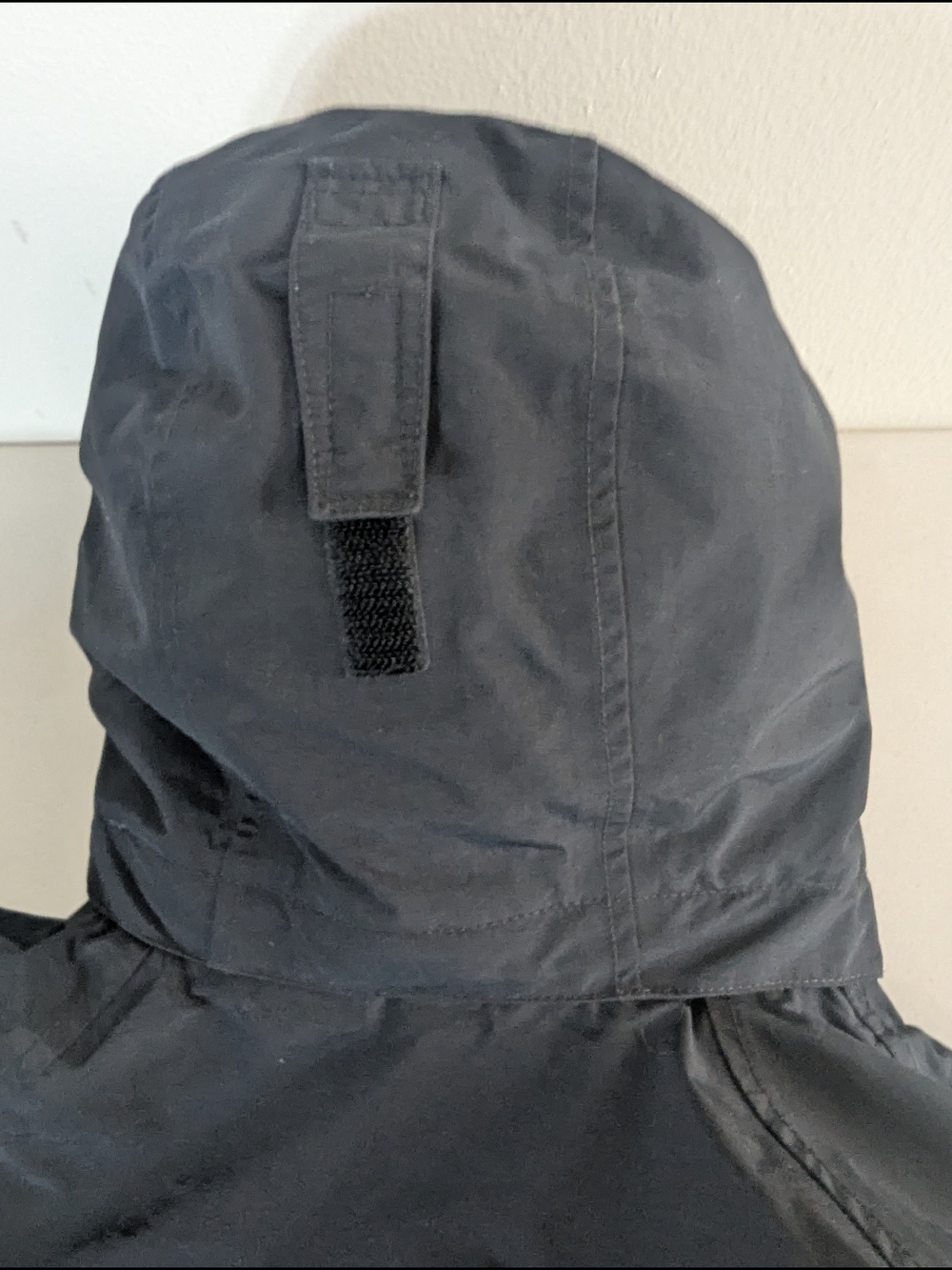 Lands’ End Black Insulated Squall Parka Jacket Hooded Waterproof Coat Mens Small - Picture 11 of 12